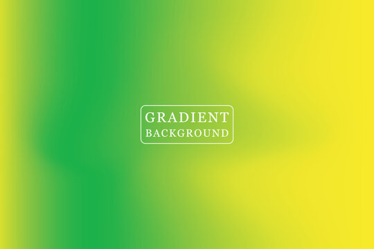 Abstract colorful green and yellow vector gradient background, Abstract illustration with Smooth gradient blur green background design for banner, ads, and presentation templates