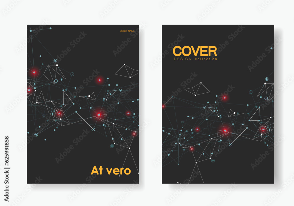Poster abstract flyer design on white backdrop. vector graphic pattern. minimal art style. abstract art bac