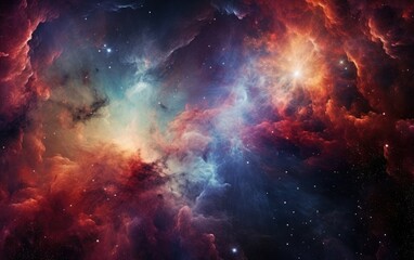 Fototapeta na wymiar Nebula and stars in space.Cosmos background.