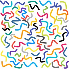 pattern with colorful arrows background abstrack art