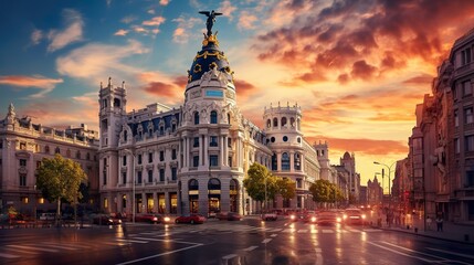 Fototapeta na wymiar Spain - Madrid (ai)