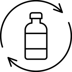 Bottle Recycling Icon