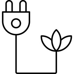 Eco Plug Icon