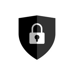 Protected Icon. Firewall, Protection Symbol - Vector, Sign for Design, Presentation, Website or Apps Elements.