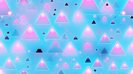 pattern with colorful triangle