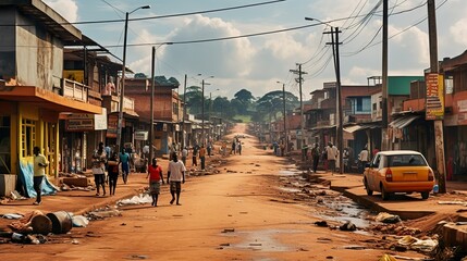 Fototapeta na wymiar Uganda - Kampala (ai)