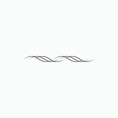 Wave Icon. Flowing Logotype. Flow Pattern Symbol – Vector.  