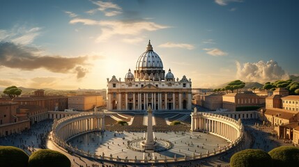 Vatican City Holy See - Vatican City (ai) - obrazy, fototapety, plakaty