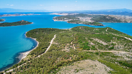 Balikesir Ayvalik Devil's Sofrasi Sea and coast images with drone
