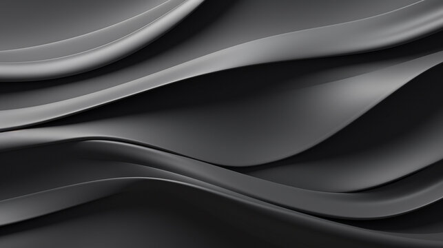 Abstrac wave plastic folding gray background