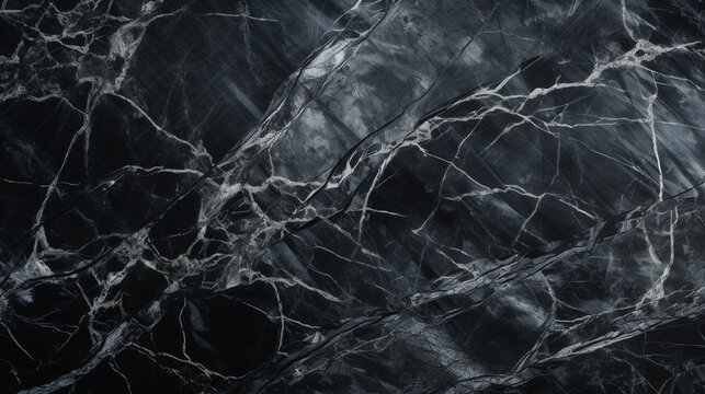 Black and white marble texture background