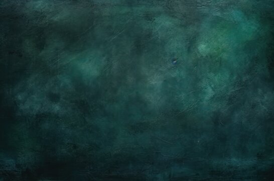 Dark green and scary grunge wall concreate texture background. AI Generative. © Mix and Match Studio