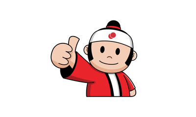 japanese food mascot cartoon