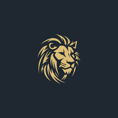 Lion logo design vector illustration