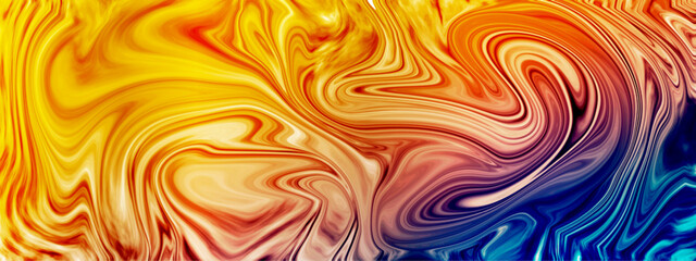 llustration of liquid acrylic resin. Divorces and smooth lines of paint, colors. Pearl modulations. Abstraction of acrylic, epoxy, halftones. 3d illustration