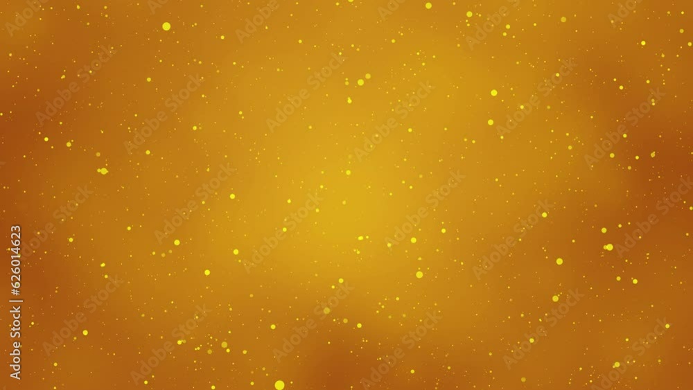 Aufkleber dust in space glittering sparkling particles randomly spin in the air with bokeh. holiday greeting p