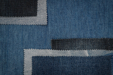 Blue denim background