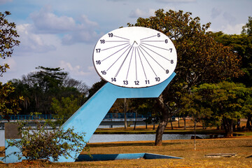 Traditional sundial in D. Sarah Kubitcheck City Park