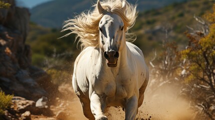 Wild and Free: The Spirit of the White Horse, generative ai