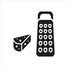 grater icon simple design art eps 10