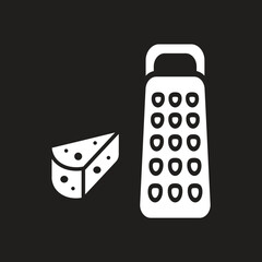 grater icon simple design art eps 10