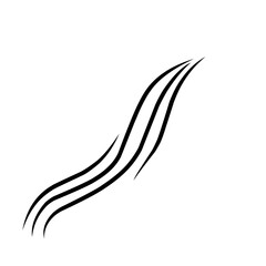 Naklejka premium Irregular Lines