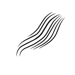 Naklejka premium Irregular Lines