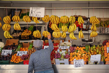Fruit Market Stall in Spain