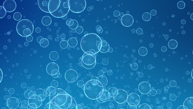 Underwater bubbles cloud Animation backgrounds. fizzing air bubbles. Champagne. Realistic fizzy drink. Soda pop. fizzy bubbles. sea, aquarium. Fizzy pop and effervescent drink. Abstract fresh soda.