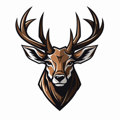 Esport vector logo deer, deer icon, deer head, vector