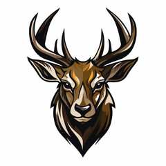 Esport vector logo deer, deer icon, deer head, vector