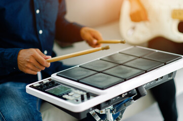 drummer musician practice music at home practice drums practice drums play drums drum sticks drum equipment