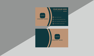 Modern design template Business card