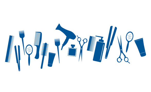 icone, silhouette,  parrucchiere, estetica, 