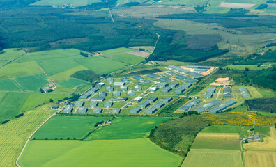 Large Storage Facility From The Air