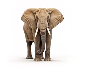 elephant isolated on white