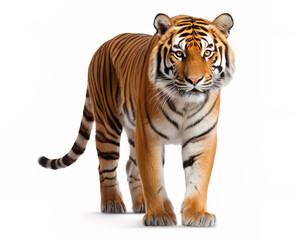 tiger isolated on white