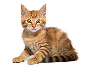 Obraz premium cat isolated on white