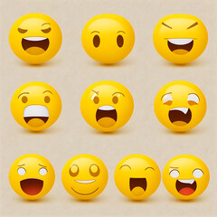 A simple set of emoji