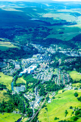Preston Countryside Aerial View