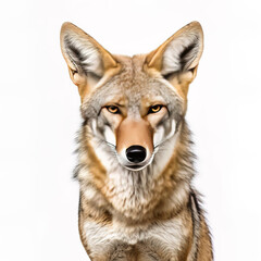 Fototapeta premium Jackal isolated on white