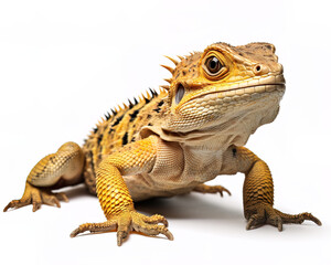 Fototapeta premium Lizard isolated on white