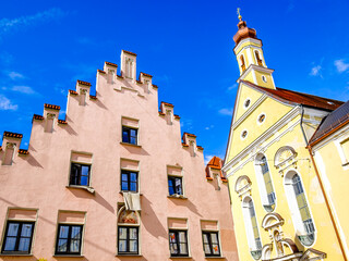 famous old town of landshut - germany