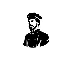 chef silhouette illustration
