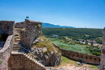 Knin Fortress (Kninska tvrđava) in the state of Šibenik-Knin Croatia