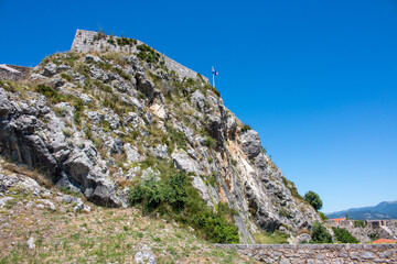 Knin Fortress (Kninska tvrđava) in the state of &Scaron;ibenik-Knin Croatia