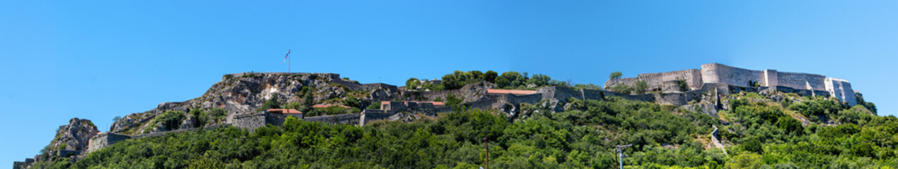 Fototapeta na wymiar Knin Fortress (Kninska tvrđava) in the state of Šibenik-Knin Croatia