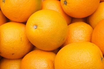 Close up view of  Fresh orange fruits, 