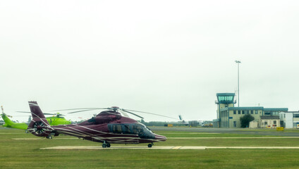 Fototapeta premium Helicopter Aircraft Transportation