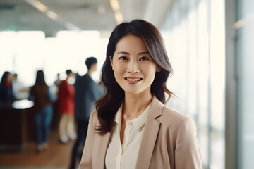 portrait of a smiling professional businesswoman